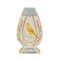 10.5&#x22; Ceramic Goblet Vase with Painted Bird Design